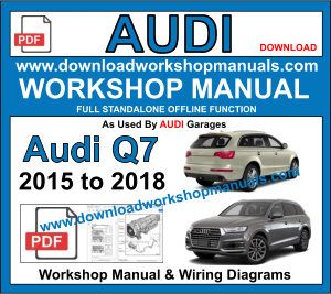 audi q7 Service repair workshop manual